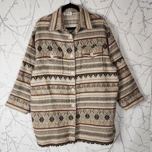 Sterling Edition London Fog VTG Aztec Southwestern Flannel Shirt